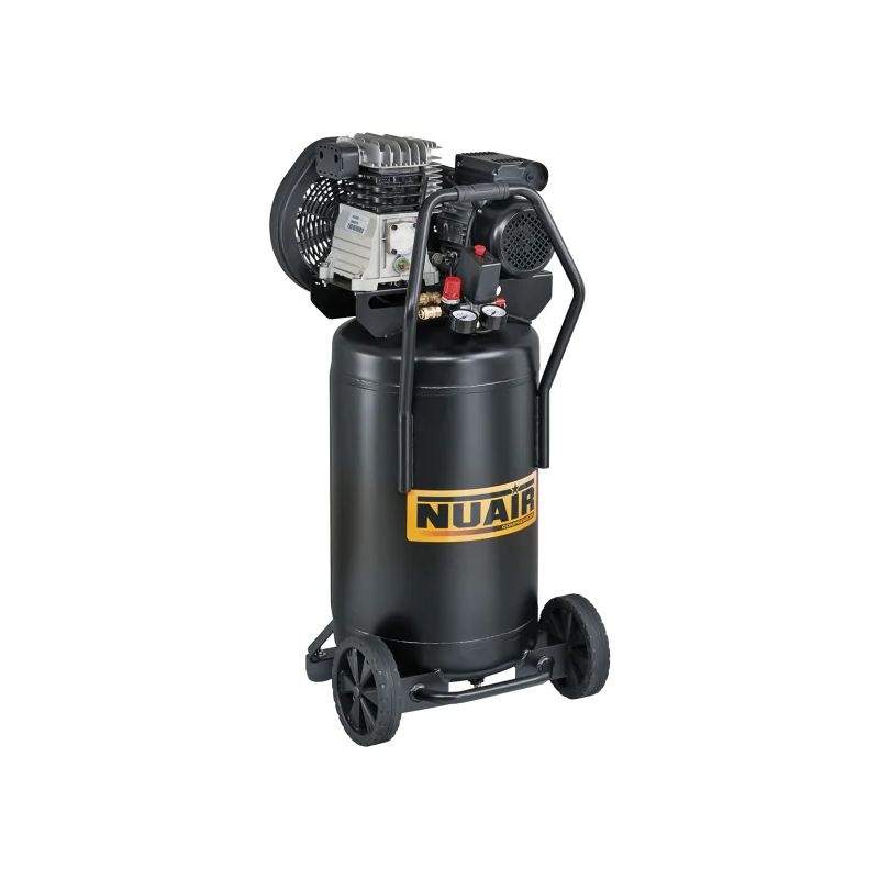 Compresseur vertical Nuair B2800B 90 L 3 CV 10 bar courroie fonte | Compresseur Direct