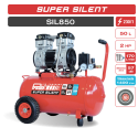 Compresseur silencieux Prodif SIL850 50 L 2 CV 57 dB sans huile | Compresseur Direct