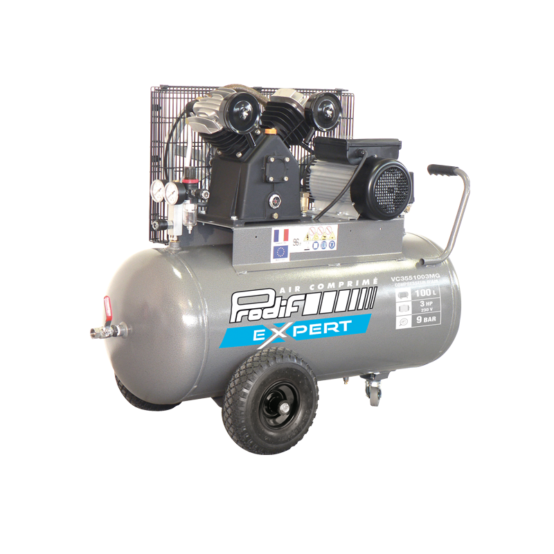 Compresseur Prodif 100 L 3 CV 9 bar VC3551003MG | Compresseur Direct