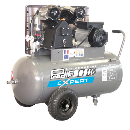 Compresseur Prodif 100 L 3 CV 9 bar VC3551003MG | Compresseur Direct